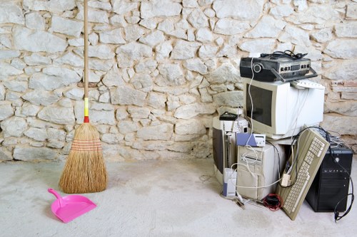 Team of professionals handling builders waste clearance